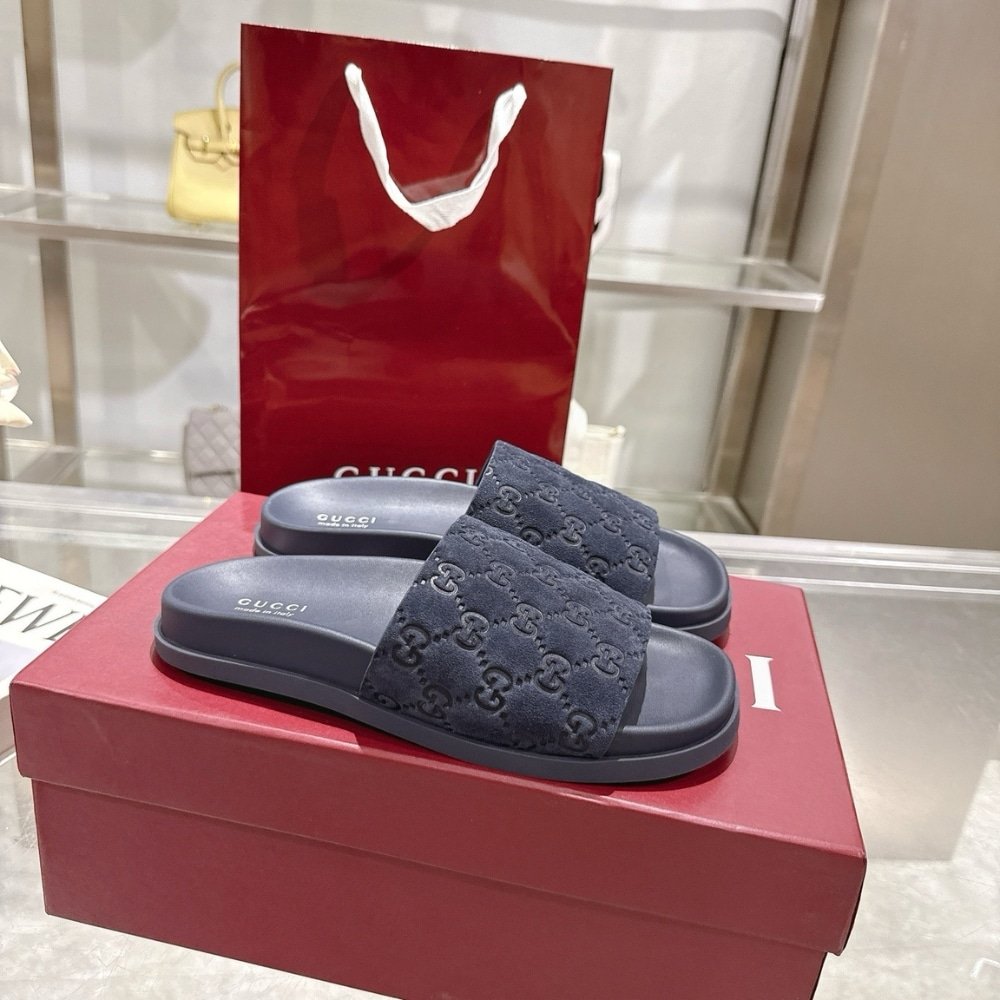 Gvc*1 Men Slide Sandal Blue 834941 Aaduo 4009