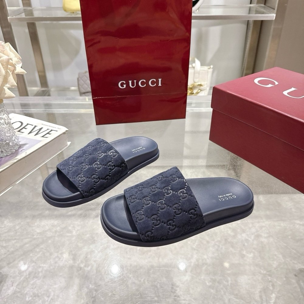 Gvc*1 Men Slide Sandal Blue 834941 Aaduo 4009