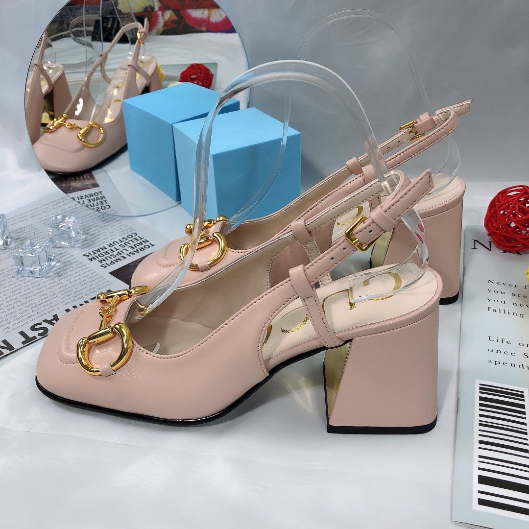 Gvc*1 Women’S Mid Heel Slingback With Horsebit Light Pink 643892 C9D00 6705