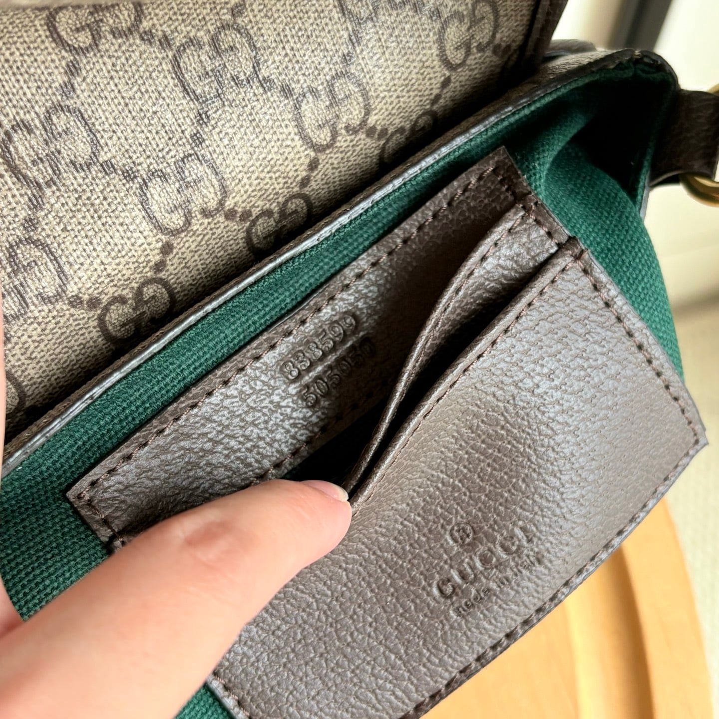 Gvc*1 Ophidia Mini Bag Beige And Dark Brown 18Cm 838599 Faeof 9745