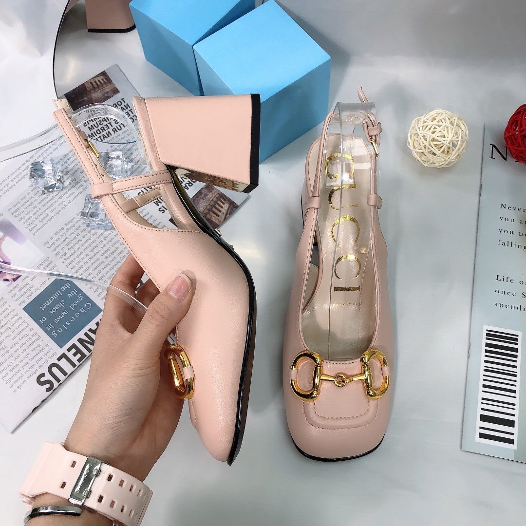 Gvc*1 Women’S Mid Heel Slingback With Horsebit Light Pink 643892 C9D00 6705