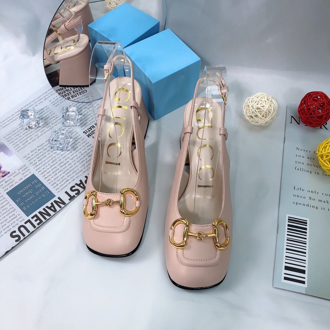 Gvc*1 Women’S Mid Heel Slingback With Horsebit Light Pink 643892 C9D00 6705