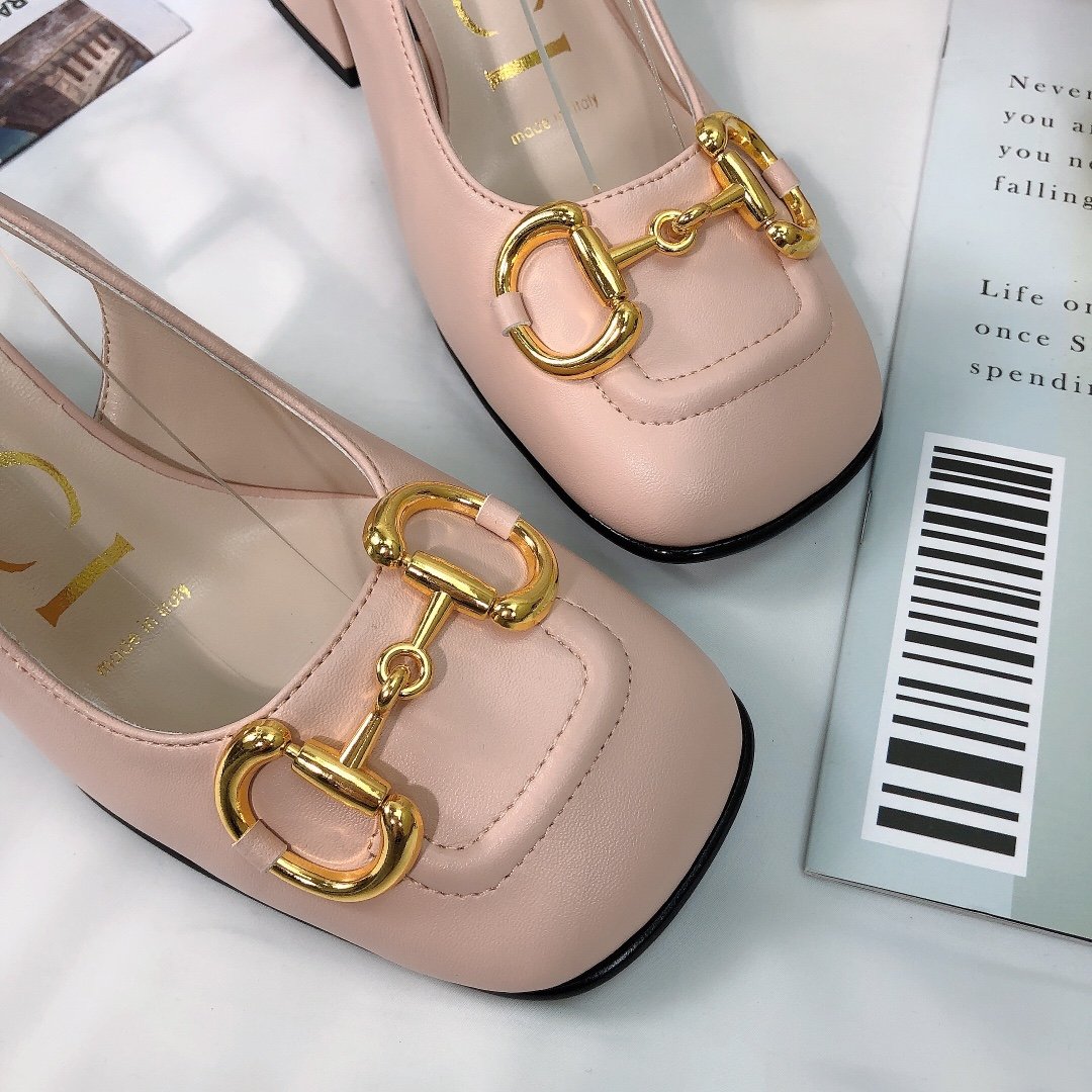 Gvc*1 Women’S Mid Heel Slingback With Horsebit Light Pink 643892 C9D00 6705