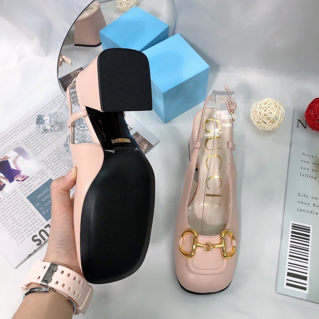 Gvc*1 Women’S Mid Heel Slingback With Horsebit Light Pink 643892 C9D00 6705