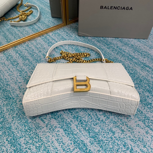 Ba*len*cia*ga hourglass chain bag
