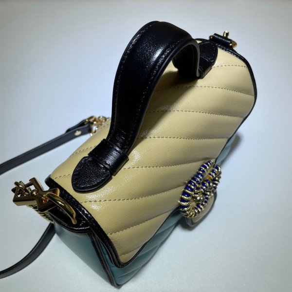 G*u*i gg marmont mini top handle bag