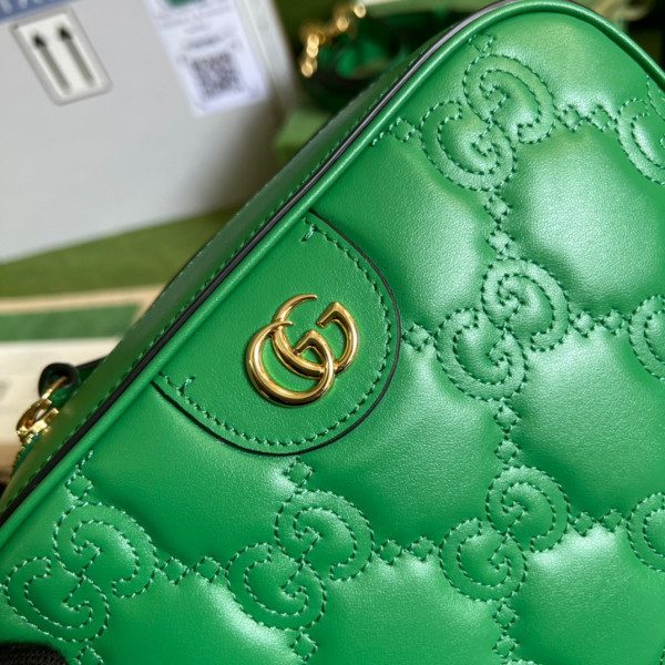 G*u*i gg matelassé leather shoulder bag