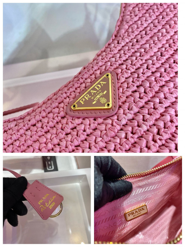 Pra*a re-edition 2005 raffia bag