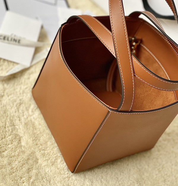 Ce**e cube bag cuir triomphe