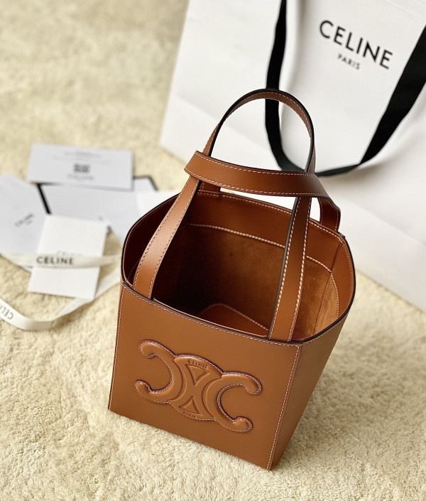 Ce**e cube bag cuir triomphe