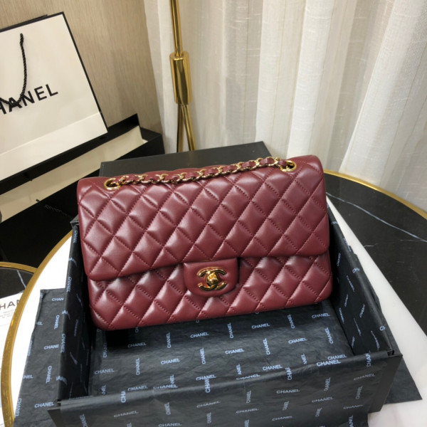 CL FLAP BAG LAMBSKIN