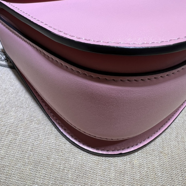 G*u*i mini top handle bag with bamboo