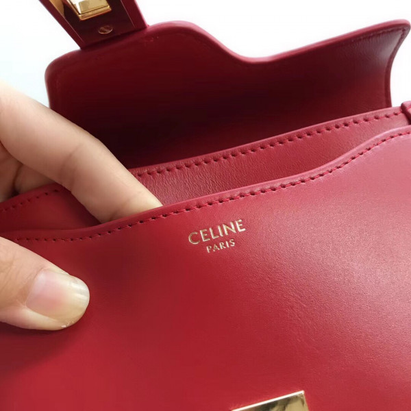 Ce**e small besace 16 bag in satinated calfskin