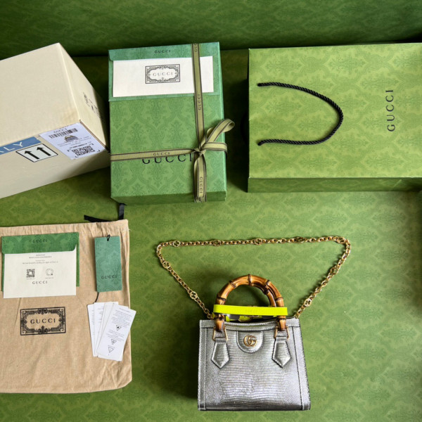 G*u*i diana lizard mini bag