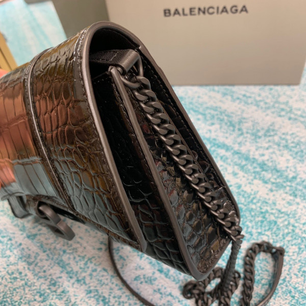 Ba*len*cia*ga hourglass chain bag