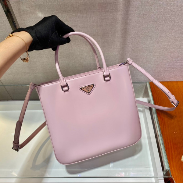 Pra*a large brushed leather tote