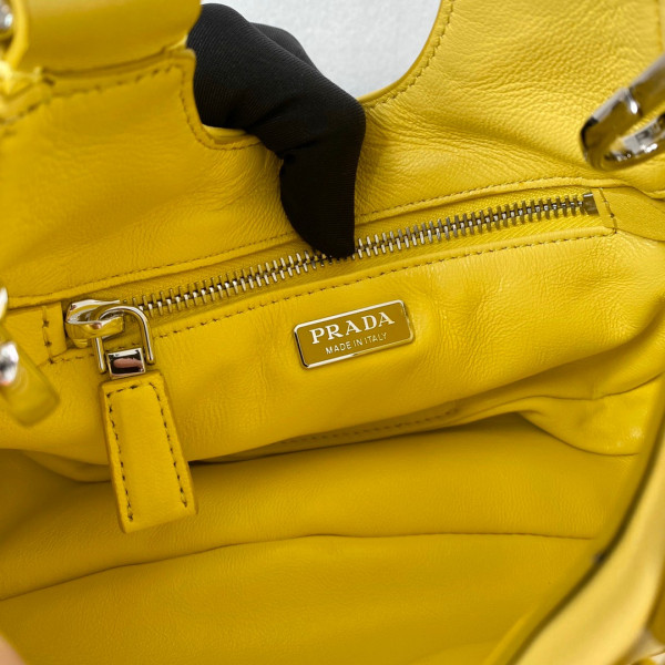Pra*a moon padded nappa-leather bag