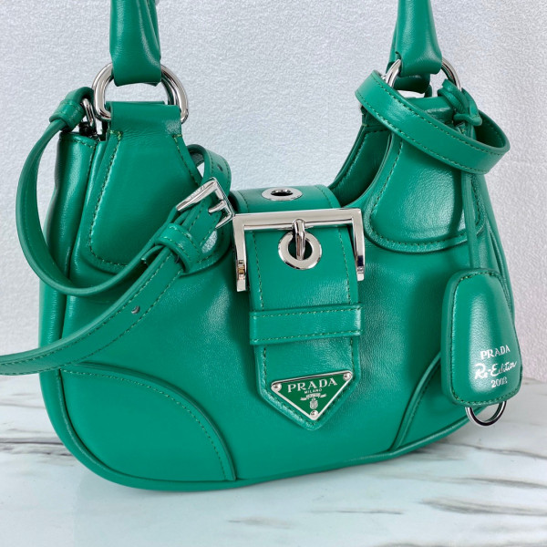 Pra*a moon padded nappa-leather bag