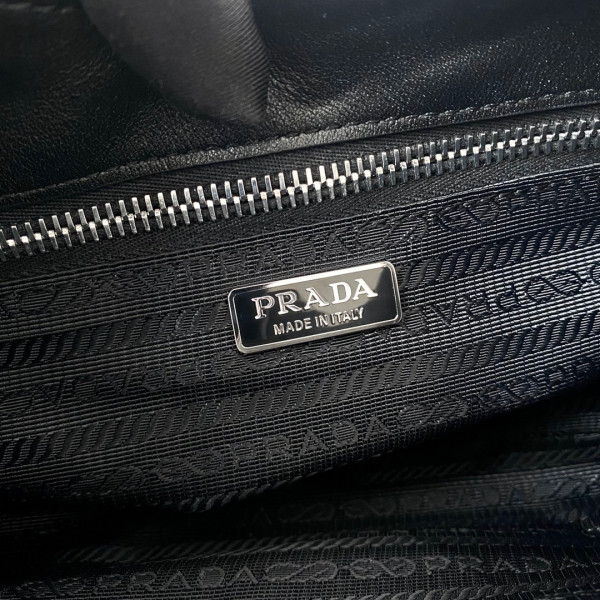 Pra*a moon padded nappa-leather bag