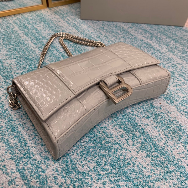 Ba*len*cia*ga hourglass chain bag