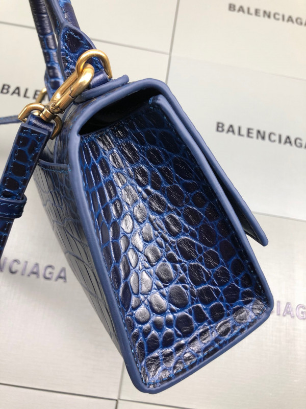 Ba*len*cia*ga hourglass xs top handle bag