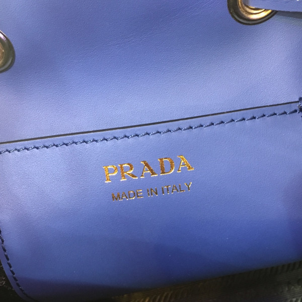 Pra*a saffiano leather bucket bag