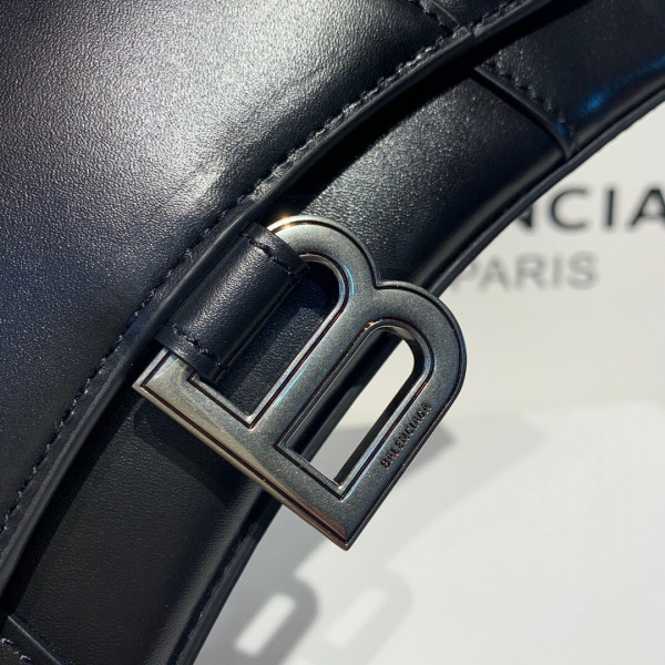 Ba*len*cia*ga hourglass xs top handle bag