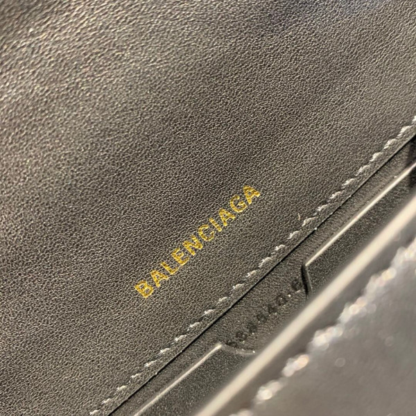 Ba*len*cia*ga hourglass xs top handle bag
