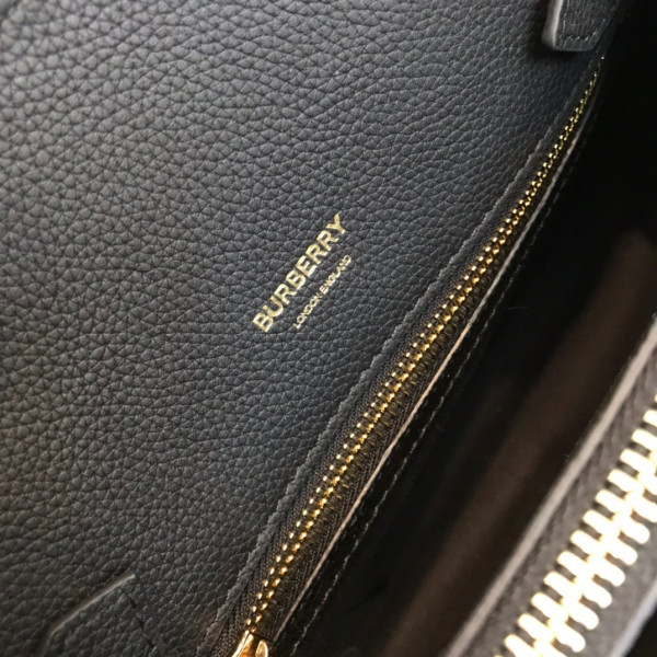 B**rry mini leather title bag