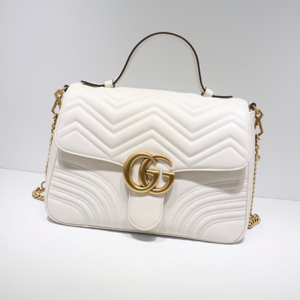 G*u*i gg marmont medium top handle bag