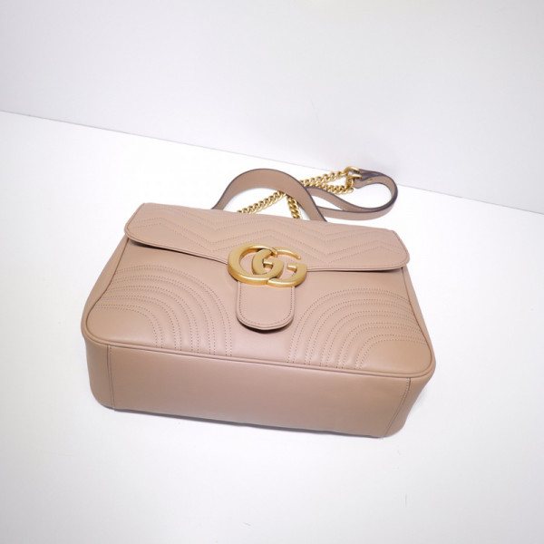 G*u*i gg marmont medium top handle bag