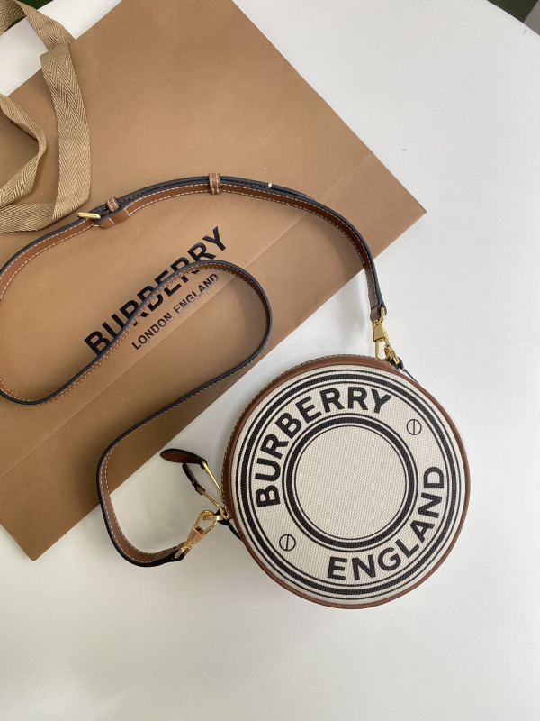 B**rry logo graphic canvas and leather l**ise bag