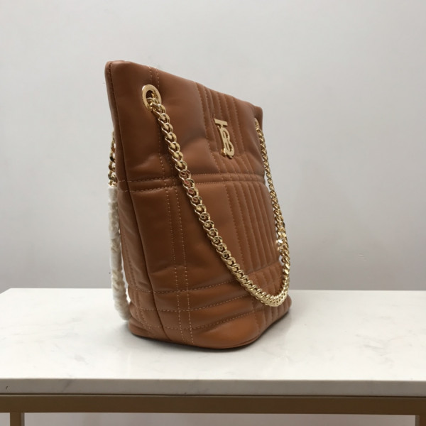 B**rry small quilted lambskin lola bucket bag