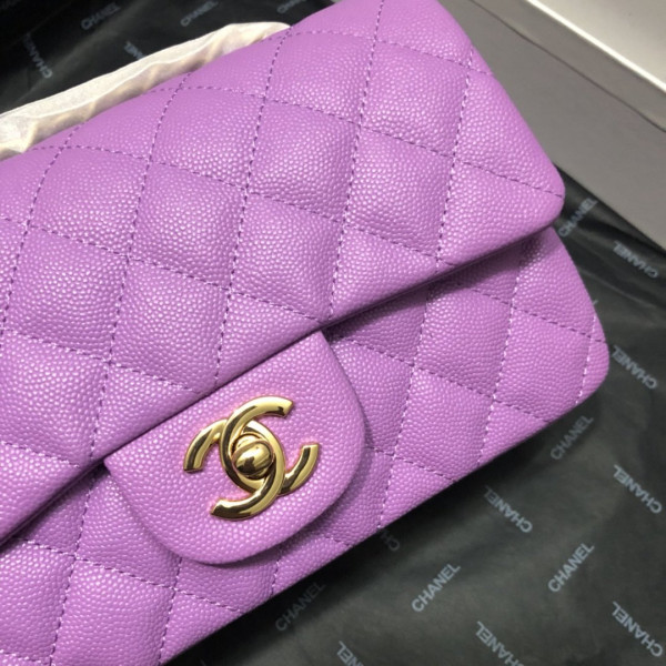 CL FLAP BAG CAVIAR