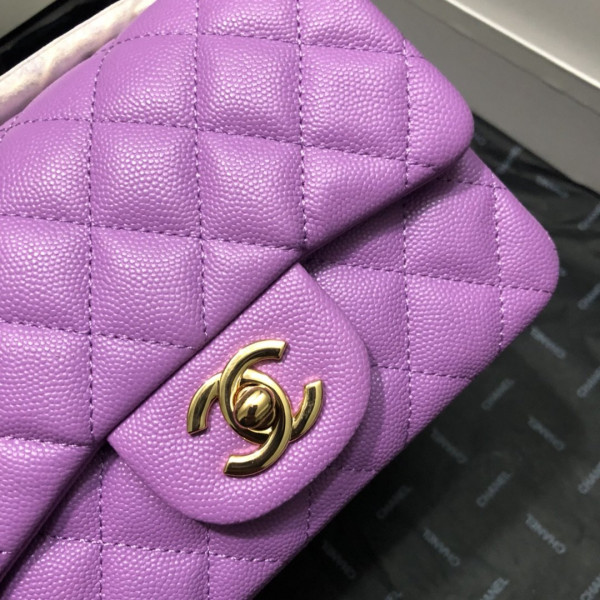 CL FLAP BAG CAVIAR