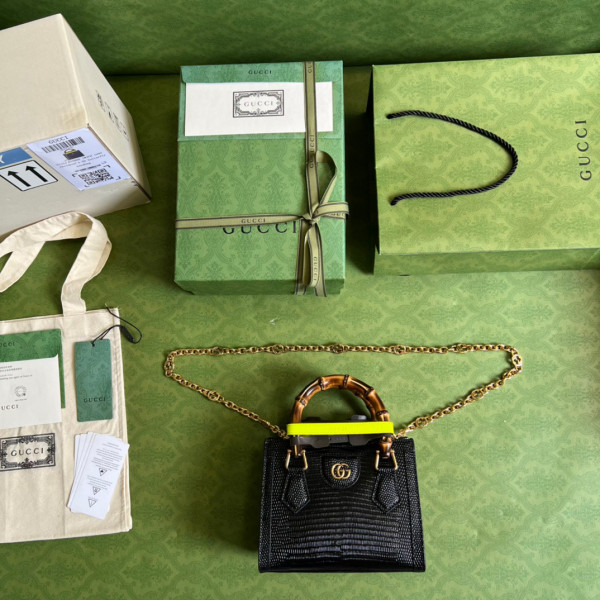 G*u*i diana lizard mini bag