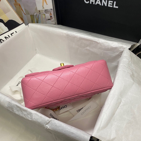 CL MINI FLAP BAG WITH TOP HANDLE