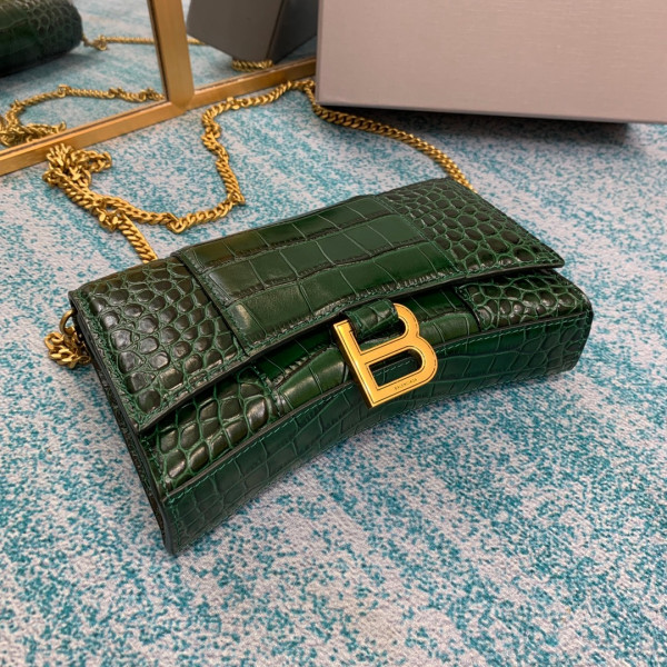 Ba*len*cia*ga hourglass chain bag