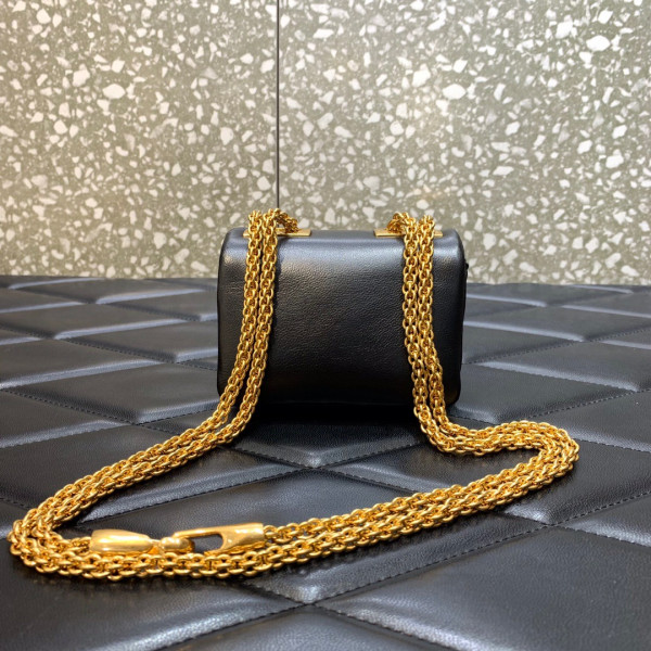 VALENTINO ONE STUD MICRO BAG WITH CHAIN