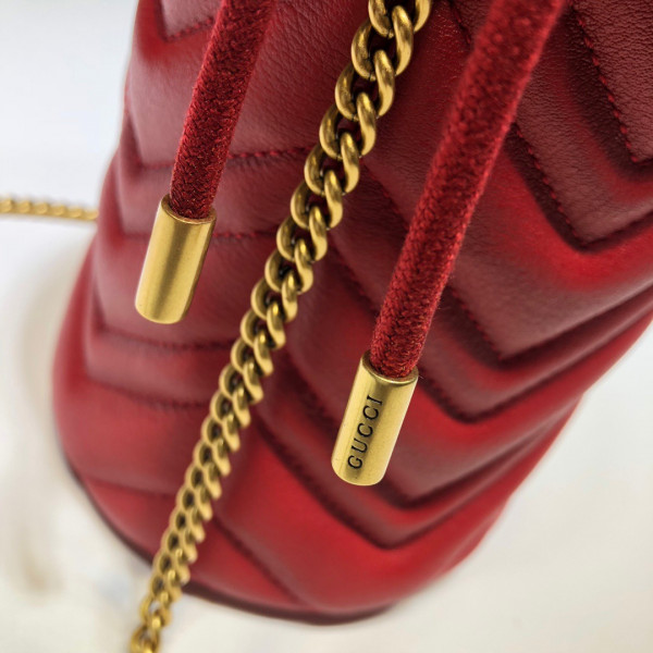 G*u*i gg marmont mini bucket bag