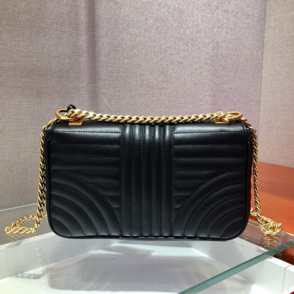 Pra*a medium leather Pra*a diagramme bag