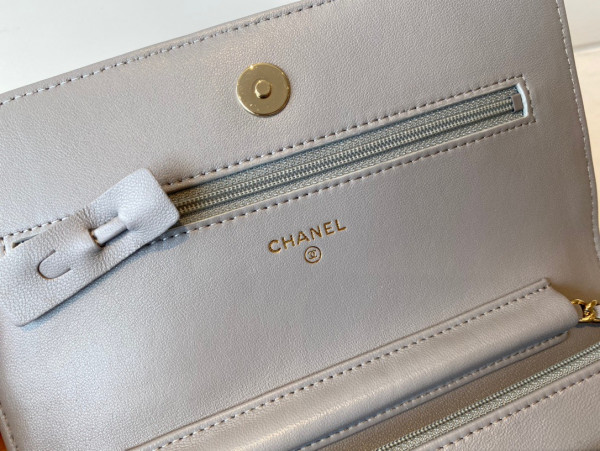 CL CHAIN WALLET LAMBSKIN