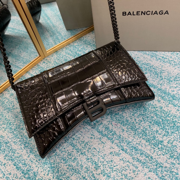 Ba*len*cia*ga hourglass chain bag
