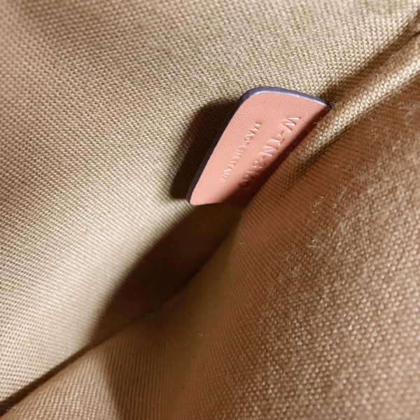 Ce**e small pouch in triomphe canvas and lambskin