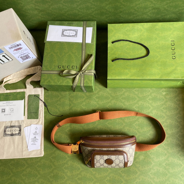 G*u*i belt bag with interlocking g