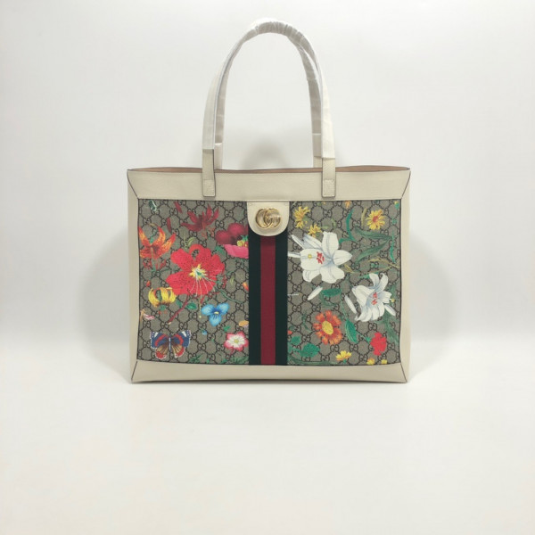 g*u*i gg S*p*e monogram flora web large ophidia tote