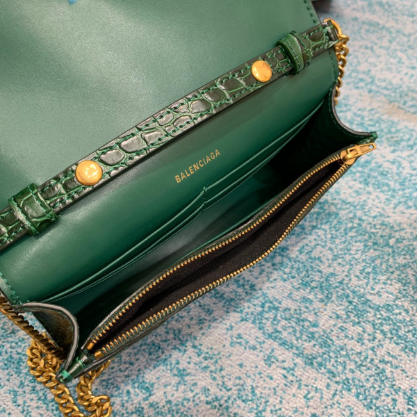 Ba*len*cia*ga hourglass chain bag