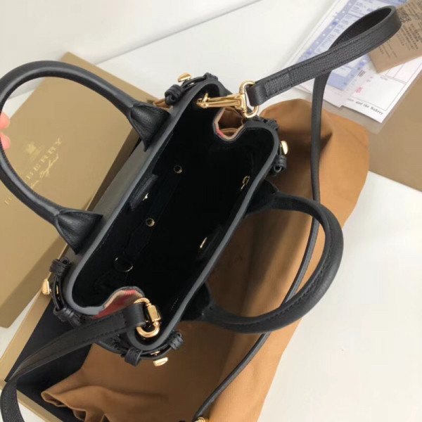 B**rry the baby banner in leather and house check