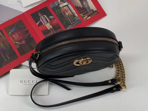 G*u*i gg marmont mini round shoulder bag