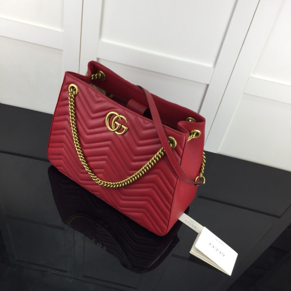 G*u*i gg marmont matelassé tote